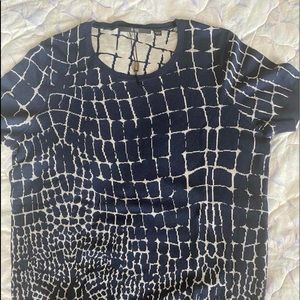 Wool, short sleeve sweater